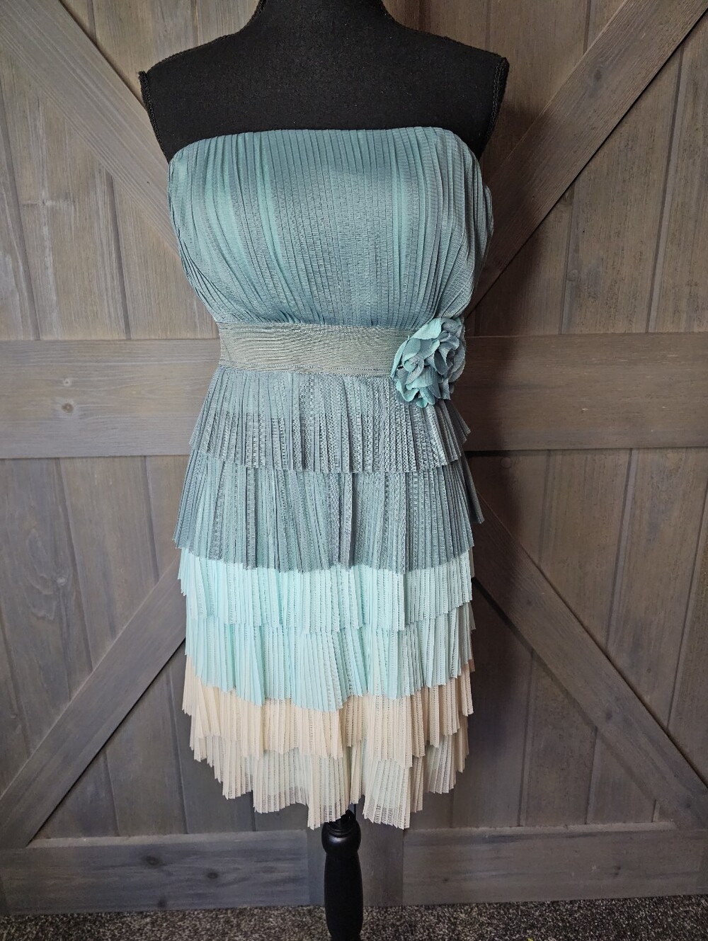 Nwt Ina Layered Strapless Dress sz Small